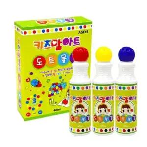 미술놀이 도트 물감 3색 세트