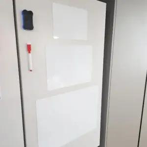 고무 자석 붙이는 화이트 보드 부착 벽에 칠판 A4 무타공 시트지 자석판 부착형 롤 냉장고 보드판 미니