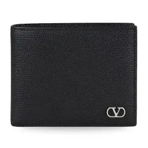 남성 V로고 레더 반지갑(블랙) 7Y2P0AP3UAG 0NO