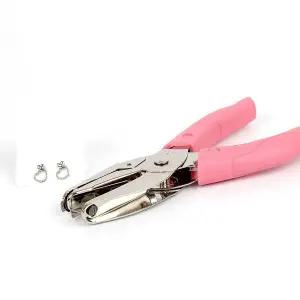 [콩심팥심]귀걸이택 악세사리택 펀치 1.5mm 구멍 펀칭 집게 택