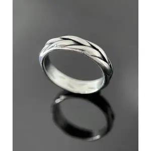 매장정품 GLORY_ARDEN [남여공용] 땋은머리쉐입 써지컬스틸 빈티지반지 / GSOR-007