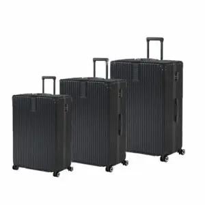 캐리어 여행용 세트C (블랙) (20/24/28형) 3종 승무원캐리어
