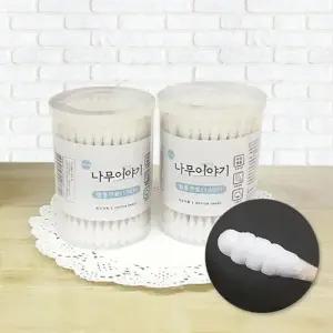 [에스에스_62]나무이야기 100개 원통면봉 100개 7611