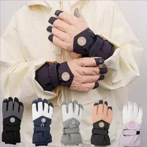 따뜻한 스키 장갑 터치 보드 장갑 방수 방한 여성 남성