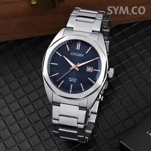 BI5110-54H 클래식 정장 라운드 쿼츠 네이비 로즈 남자 메탈 시계 d