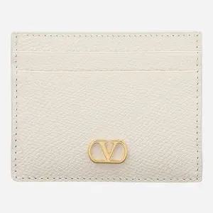 6S 8W2P0AJ7 SNP I16 브이 로고 시그니처 카드 지갑 아이보리