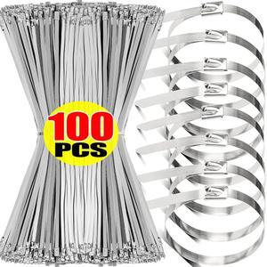 금속 셀프 케이블 재사용 가능 헤비 듀티 정리함 다기능 스테인리스 스틸 지퍼 패스너