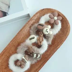 [셀러에이드]WL (이거찜) 밍크퍼 곱창밴드(5개세트)