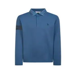 헤지스 골프 26SS HUTS6A901B3 ONLINE EXCLUSIVE블루 남성 소매 로고 포인트 긴팔22474058682343713