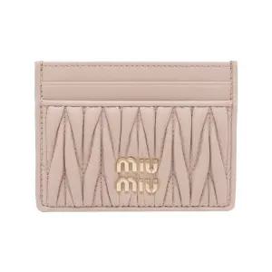 26SS 마틀라세 금장 로고 카드지갑 파우더 5MC076 AFPP F0236