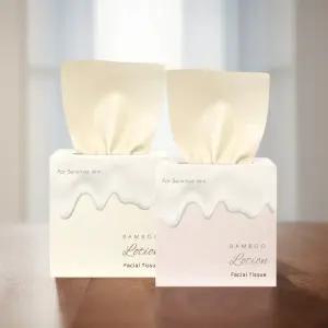 휴홈 무표백 보습 대나무 로션 티슈 미니 250매, 6개