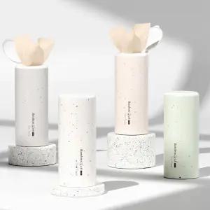 휴홈 컵홀더 차량용 무표백 대나무 밤부톡 슬림티슈 60매x8개