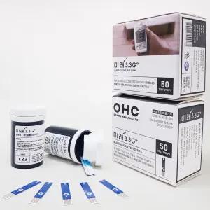 OHC 미래3.3G 플러스 혈당체크 시험지 100매 당뇨검사지 공복혈당측정 당체크 스트립