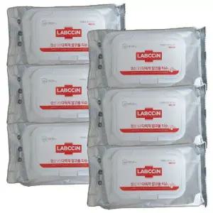 랩신 다목적 알코올티슈 50매 x 6개