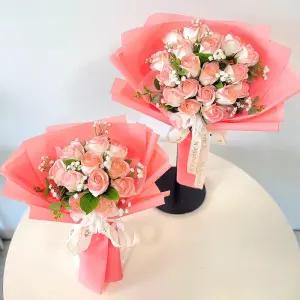 로맨틱앤 비누꽃다발 장미 11송이 선물 졸업꽃다발 입학식 생일선물