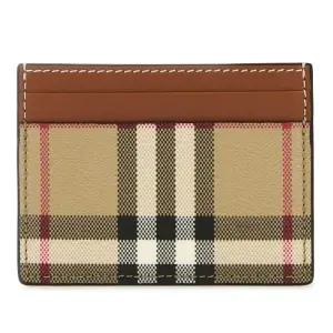 체커 패턴 콘트라스트 탑스티칭 카드지갑 8109801155142 A9534