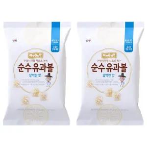 (1+2) 남양유업 아인슈타인 순수유과볼 과자, 담백한맛, 2개, 30g  3Set
