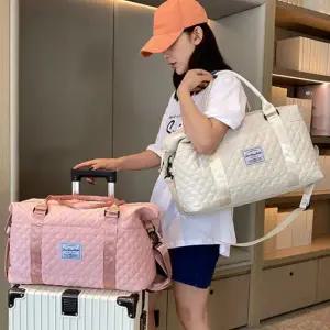 [셀러에이드]캐리어 결합 캐리온 보스톤백 퀼팅 보스턴백 가방 여행