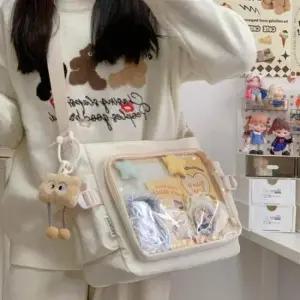 투명 백 여성 패션잡화 미니 여자 백 데일리 여성 메신저백 토트백 코리아. 수입 여성 미니백