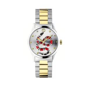 YA1264075 G타임리스 남성 메탈 쿼츠 38mm