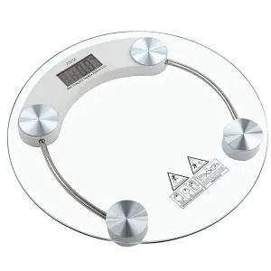 에스라인 디지털 몸무게 저울 원형 전자 체중계 180KG 실내용 기측정 가정용 체중 측정계