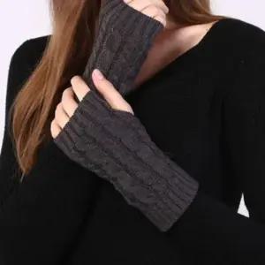 여성팔토시 꽈배기 디자인 부드럽고 신축성 좋은 핸드워머