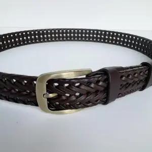 요기네 남성 혁띠 혁대 바지 허리띠 캐주얼 골드 꽈배기 벨트