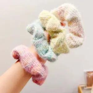 [셀러에이드]니트 헤어슈슈 곱창머리끈