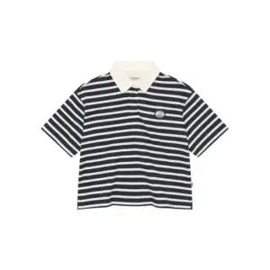 노르디스크 NORDISK 프레피 럭비 폴로 반팔 티셔츠 - W_Navy OWM26244N4 407603