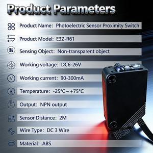 호환 E3Z-R61 광전 스위치 DC 1224V 확산 반사 적외선 센서