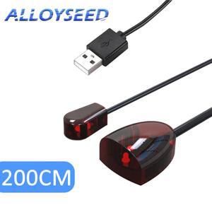 USB 어댑터 적외선 IR 원격 확장기 리피터 수신기 세트, STB 박스 DVD 송신기 범용, 모든 2 미터