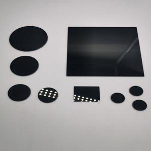 다양한 크기 720nm IR 적외선 통과 필터 HWB720 집열판학 검정색 유리