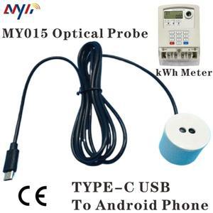 유형 C USB-집열판학 인터페이스 IR 근적외선 IEC1107 IEC62056-21 DLMS 자기 어댑터 투명 전송 측정기 케