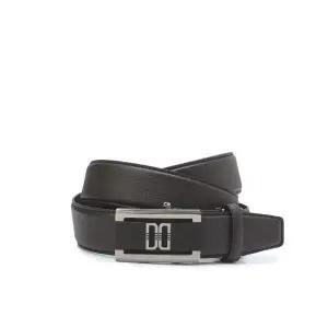 [롯데백화점]닥스 액세서리 [선물포장/쇼핑백동봉] 다크 브라운 버클장식 소가죽 자동벨트 DBBE3E763W3