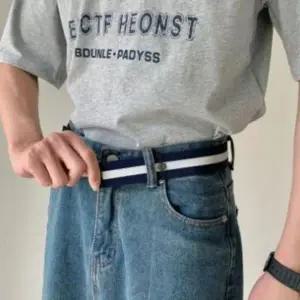 [셀러에이드]바지 교복 캐주얼 남녀공용 벨트 프리 중학생 스판 남녀공용벨트
