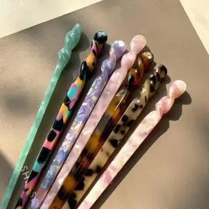 [셀러에이드]스크류 비녀 올림 뒤꽂이 여성 머리핀 데일리 머리 전통비녀