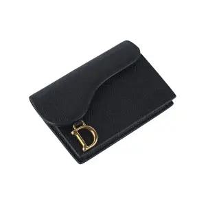 [명품]  S5611CBAA 그레인 카프스킨 새들 플랩 카드지갑 백화점인보이스 3..