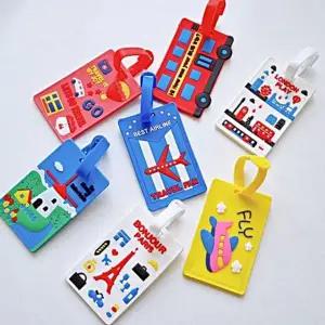[셀러에이드]러기지택 여행용 이름표 네임택 활주로 비행기 악세사리 캐리어