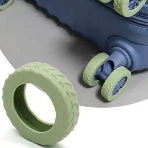 [셀러에이드]무소음 커버 소음방지 실리콘 여행용 바퀴 보호 캐리어