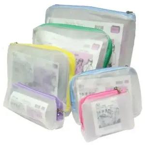 [셀러에이드]여행파우치 문구수납 스모키케이스 B6 지퍼백 170x240x30 (색상랜덤)