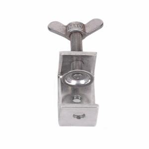 1개 304 스테인리스 스틸 C형 클램프 20mm~130mm 헤비 듀티 데스크탑 윙 조절식 책상 고정 홀더 클립