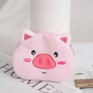 [골드스마일]귀여운 어린이 동물 키링 동전 돼지 지갑 고리형 돼지미니지갑