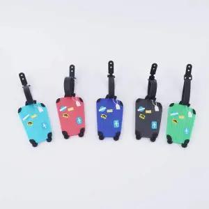 실리콘 네임 여행 가방 캐리어 텍
