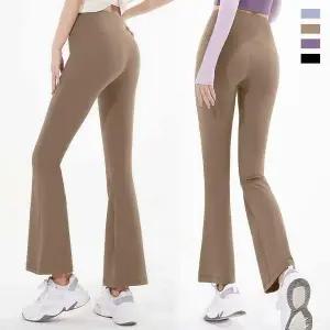 여성 하이웨이스트 부츠컷 레깅스 피치기모 요가 팬츠