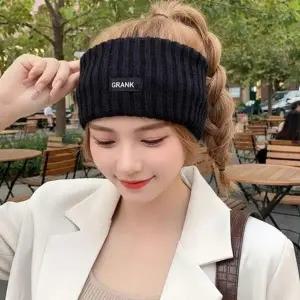 [콩심팥심]골지 니트 넓은 와이드 헤어밴드 color M 데일리헤어밴드