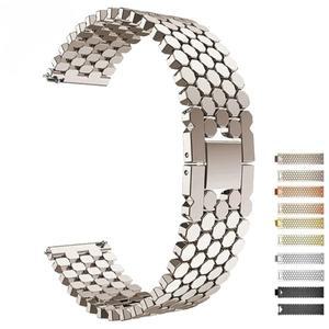 삼성호환 갤럭시호환 시계 3 용 22mm 스테인레스 스틸 스트랩 Amazfit 벨트 화웨이호환 팔찌 45mm 밴드 기