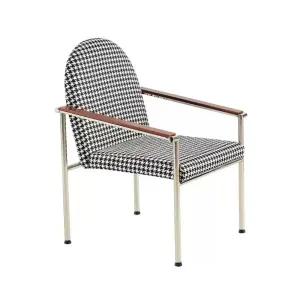 체크무늬 식탁의자 카페 유럽풍 의자 북유럽 인테리어 식탁