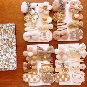 헤어핀 머리핀 집게 헤어 토끼 토끼머리핀 곰돌이머리핀 꽃머리핀