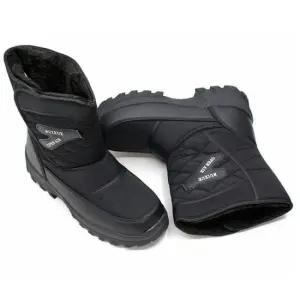 남자겨울부츠 생활방수 내부 인조털 따뜻한 방한 부츠 찍찍이 4cm