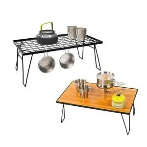 캠핑선반 접이식 캠핑 우드테이블 캠핑쉘프 가방포함